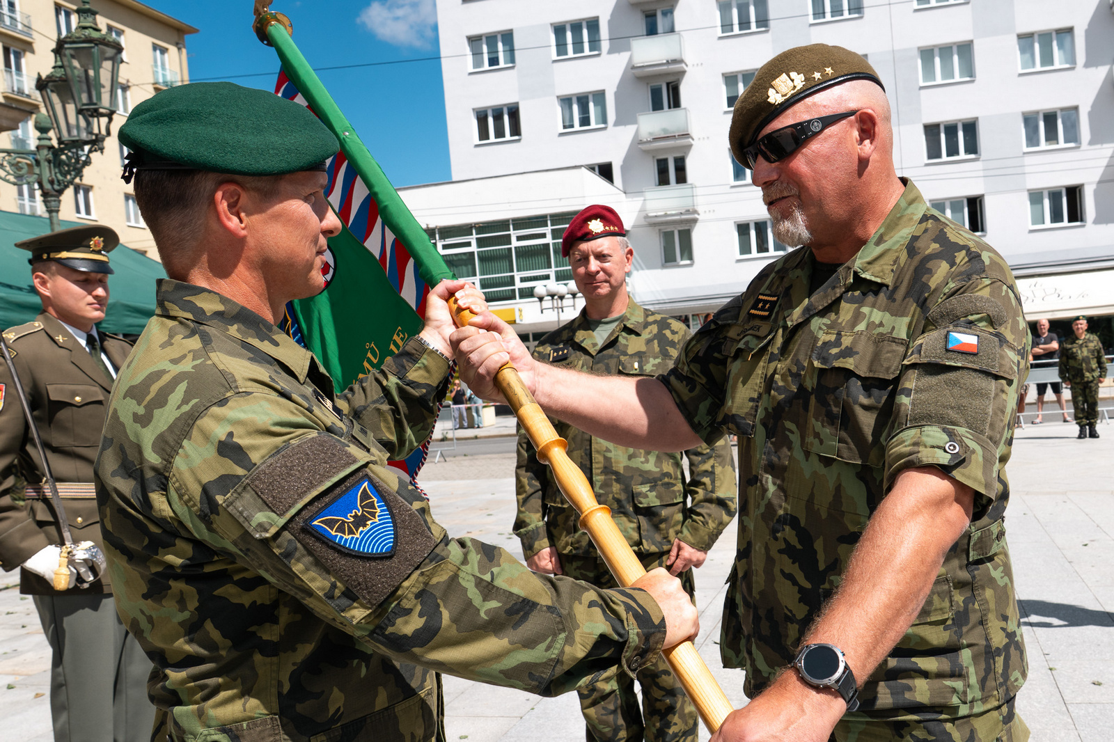 Právě si prohlížíte New commander ceremony: 53rd reconnaissance and electronic warfare regiment